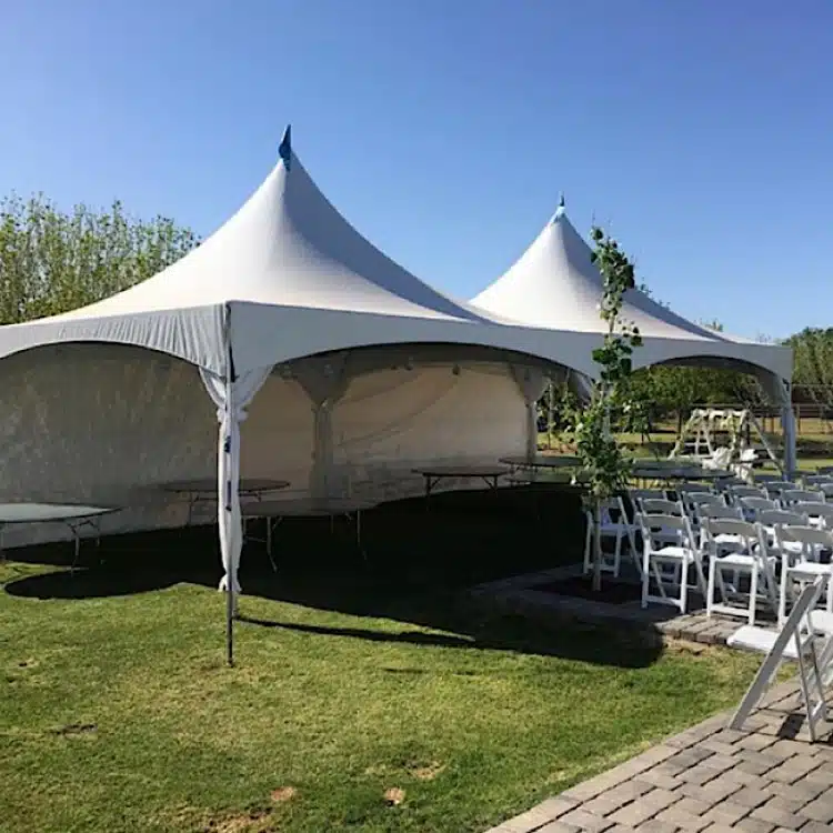 20x40 High Peak Frame Tent / Canopy rental in Central Florida
