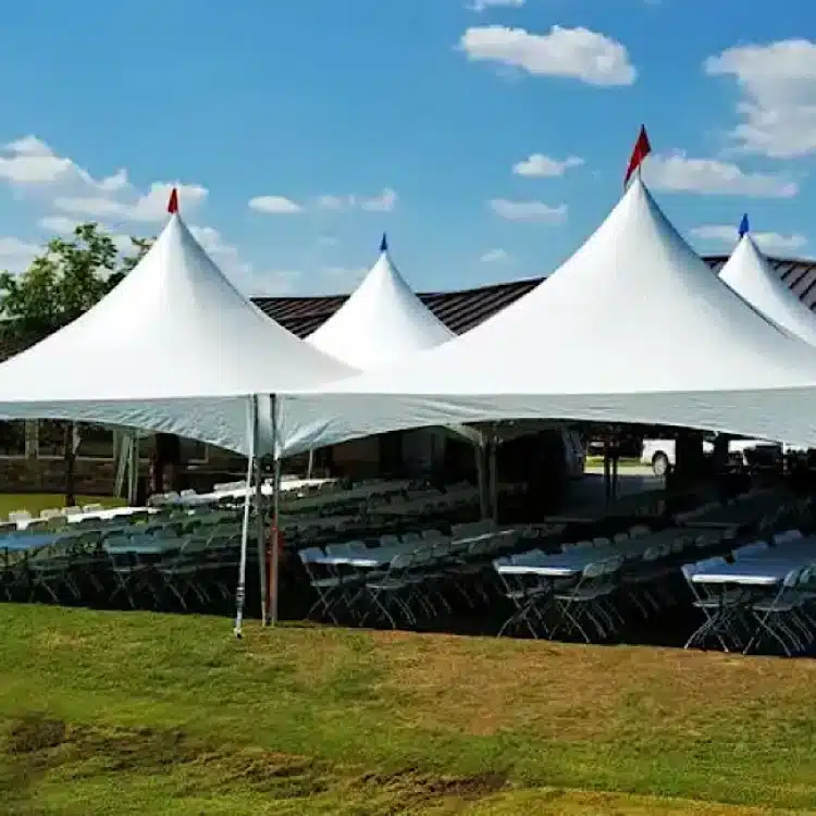 40x40 High Peak Frame Tent / Canopy rental in Central Florida